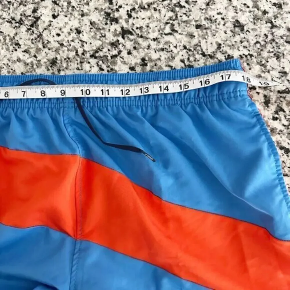 Speedo Men's Volley Palace‎ Beach Print Stripe Swim Trunk Size Extra Large